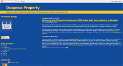 Desktop Screenshot of duquesaproperty.blogspot.com