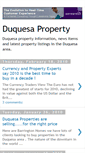 Mobile Screenshot of duquesaproperty.blogspot.com