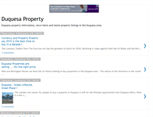 Tablet Screenshot of duquesaproperty.blogspot.com