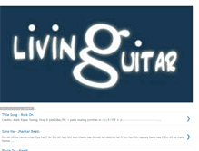 Tablet Screenshot of livingguitar.blogspot.com