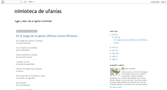 Desktop Screenshot of nimiotecadeufanias.blogspot.com