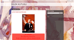 Desktop Screenshot of dilekkutusu.blogspot.com
