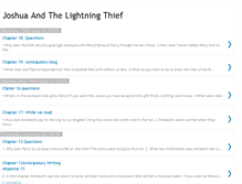 Tablet Screenshot of joshuaandthelightningthief.blogspot.com