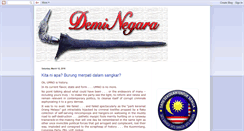 Desktop Screenshot of deminegara.blogspot.com