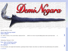 Tablet Screenshot of deminegara.blogspot.com