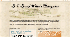 Desktop Screenshot of bcbrooks.blogspot.com