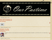 Tablet Screenshot of our-pastime.blogspot.com