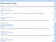 Tablet Screenshot of milleniaclicks.blogspot.com