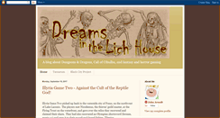 Desktop Screenshot of dreamsinthelichhouse.blogspot.com