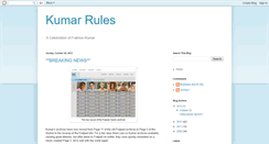 Desktop Screenshot of kumarrules.blogspot.com