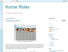 Tablet Screenshot of kumarrules.blogspot.com