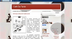 Desktop Screenshot of cafedatarde2011.blogspot.com