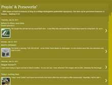 Tablet Screenshot of prayinperseverin.blogspot.com