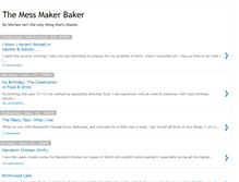 Tablet Screenshot of messmakerbaker.blogspot.com