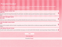 Tablet Screenshot of penyakitkankerku.blogspot.com