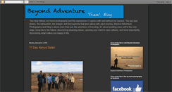 Desktop Screenshot of beyondadventures.blogspot.com