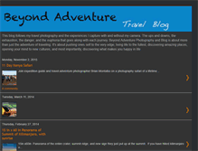 Tablet Screenshot of beyondadventures.blogspot.com