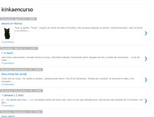 Tablet Screenshot of kinkaencurso.blogspot.com