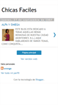 Mobile Screenshot of laschicasfaciles.blogspot.com