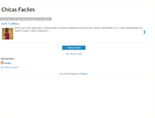 Tablet Screenshot of laschicasfaciles.blogspot.com