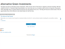 Tablet Screenshot of innovativegreeninvestments.blogspot.com