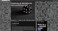 Desktop Screenshot of plataformaparaafectadospordelicomsl.blogspot.com