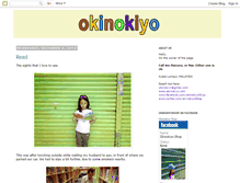 Tablet Screenshot of okinokiyo.blogspot.com