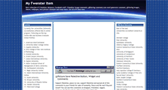 Desktop Screenshot of myfwenster.blogspot.com