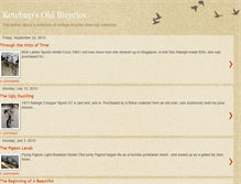 Tablet Screenshot of ketchupsbikes.blogspot.com