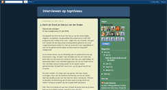 Desktop Screenshot of interviewtechnieken.blogspot.com