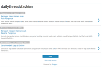 Tablet Screenshot of dailythreadsfashion.blogspot.com