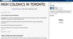 Desktop Screenshot of cleancolontoronto.blogspot.com