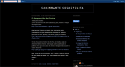 Desktop Screenshot of caminhantecosmopolita.blogspot.com