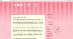Desktop Screenshot of knrabbitry.blogspot.com