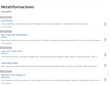 Tablet Screenshot of metainformaciones.blogspot.com