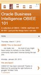 Mobile Screenshot of obiee101.blogspot.com