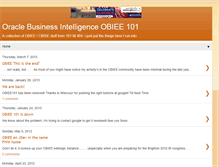 Tablet Screenshot of obiee101.blogspot.com