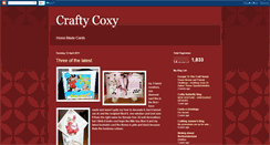 Desktop Screenshot of craftycoxy.blogspot.com