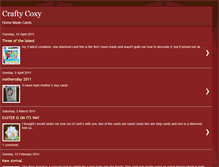 Tablet Screenshot of craftycoxy.blogspot.com