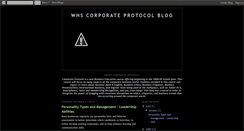 Desktop Screenshot of corporateprotocol.blogspot.com