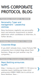 Mobile Screenshot of corporateprotocol.blogspot.com