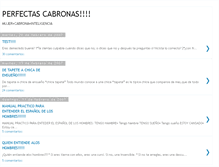 Tablet Screenshot of cabronas-perfectas.blogspot.com