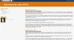 Desktop Screenshot of dita-adventures.blogspot.com