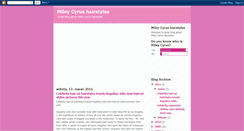 Desktop Screenshot of miley-cyrus-hairstyles.blogspot.com