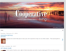 Tablet Screenshot of coopliving.blogspot.com