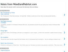 Tablet Screenshot of notesfromwoodlandhabitat.blogspot.com