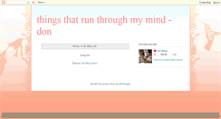 Desktop Screenshot of dons-mind.blogspot.com
