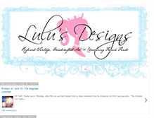 Tablet Screenshot of lulusdesignsssg.blogspot.com