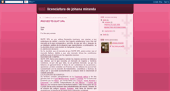 Desktop Screenshot of licenciaturadejohanamirandagonzalez.blogspot.com