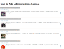 Tablet Screenshot of clubdeartelatinoamericano.blogspot.com